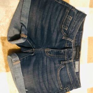 Aeropostale Midi Jean Shorts – Size 000, Classic Blue Denim